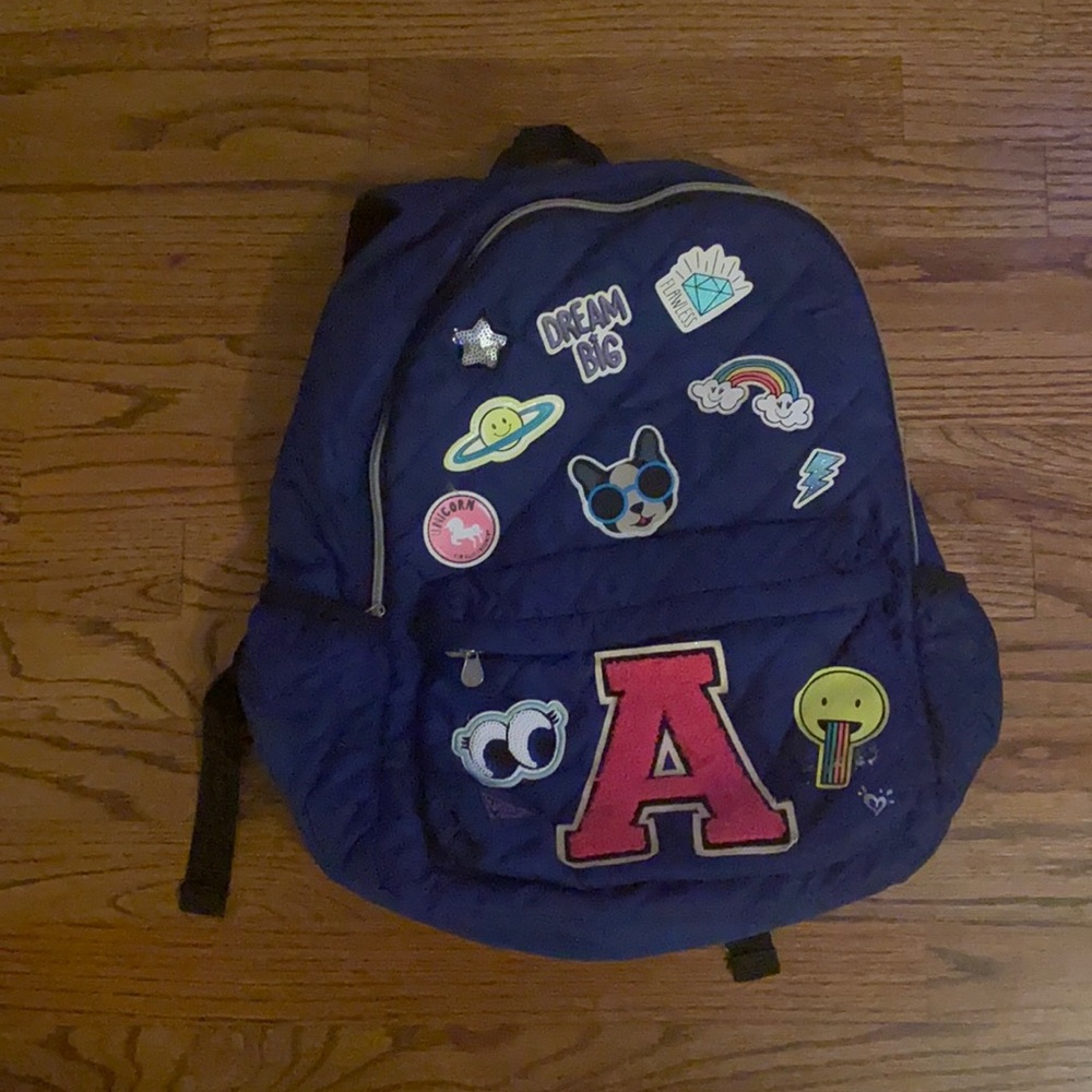Justice back pack with pencil case